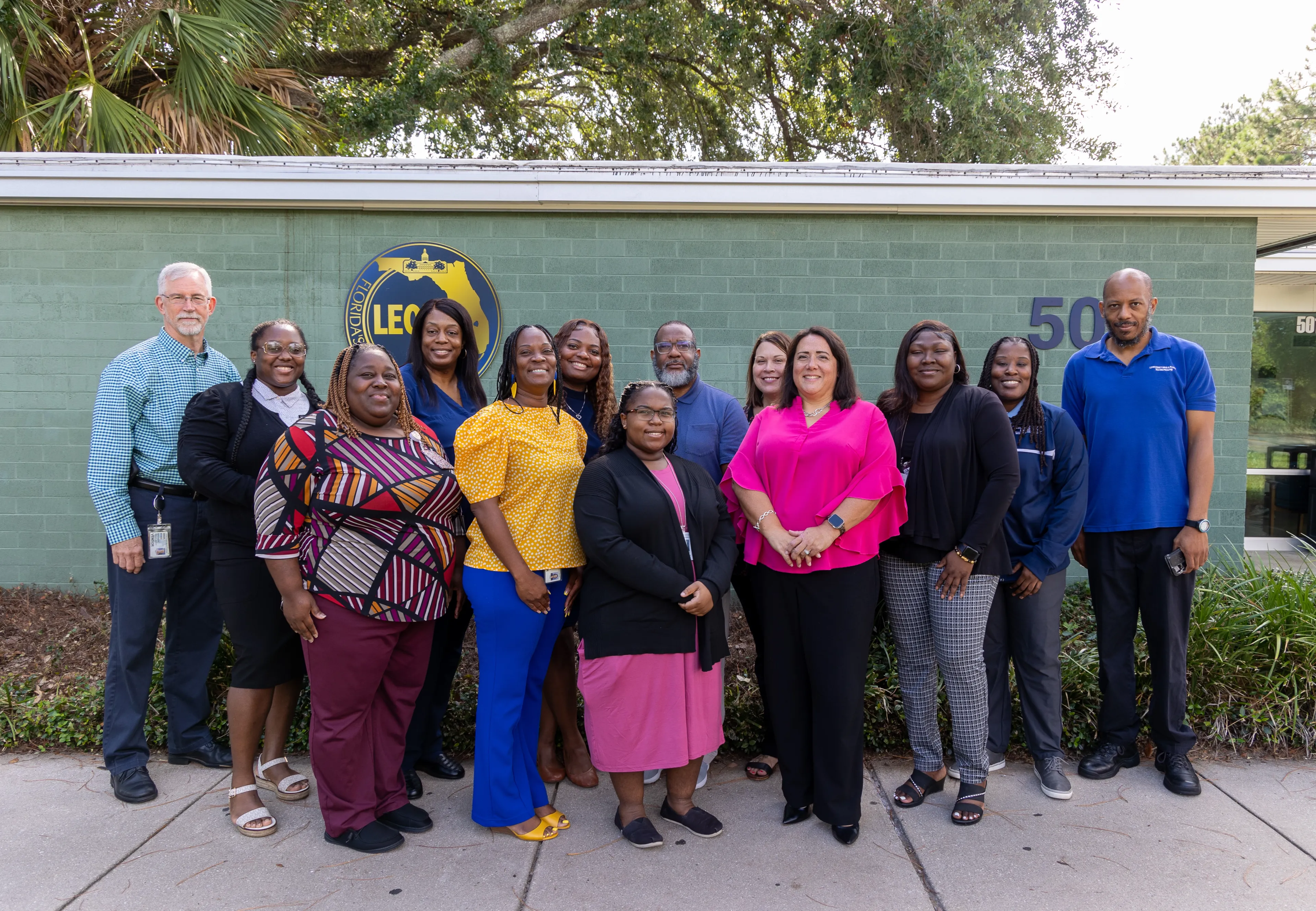 Office of Intervention and Detention Alternatives team poses for a group photo