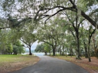 Cedar Hill Landing driveway and parking