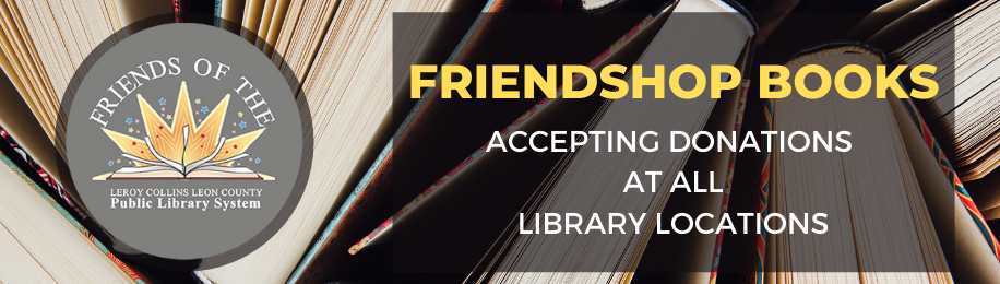 Friendshop Books  - Accepting Donations at all library locationns