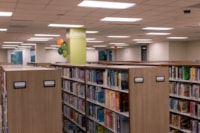 The Nonfiction section features updated shelving, new flooring, and improved signage for easier browsing and a refreshed look.