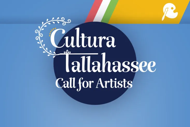 Graphic text: Cultura Tallahassee Call for Artists